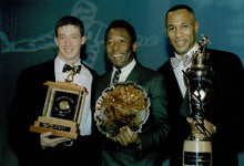  Les FERDINAND SIGNED 12X8 Photo PELE PFA PLAYERS AWARD AFTAL COA (1935)