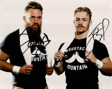  Moustache Mountain Seven & Bate SIGNED 10X8 PHOTO WWE AUTOGRAPH AFTAL COA (7008)
