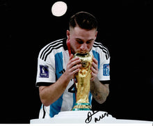  Alexis Mac Allister Signed 10X8 Photo Argentina World Cup Winner AFTAL COA (1160