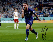 Alexis Mac Allister Signed 10X8 Photo Argentina World Cup Winner AFTAL COA (1215
