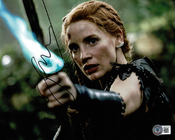 Jessica Chastain SIGNED 10X8 Photo HUNTSMAN: WINTER'S WAR BAS TPA COA (7506)
