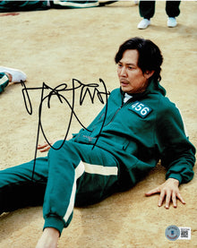  Lee Jung-jae Signed 10X8 PHOTO Squid Games BAS COA (7409)