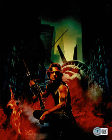  Kurt Russell Signed 10X8 Photo Escape from New York BAS COA (7441)