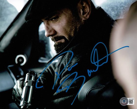 Dave Bautista SIGNED SPECTRE 10X8 Photo Genuine Signature BAS TPA (7528)