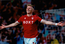  Sam Surridge Signed 12X8 Photo Nottingham Forest F.C. AFTAL COA (1626)