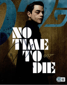  Rami Malek SIGNED 10X8 Photo No Time To Die BAS TPA COA (7459)