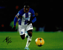  Tariq Lamptey Signed 10X8 Photo Brighton & Hove Albion F.C. AFTAL COA (1303)