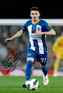  Billy Gilmour SIGNED 12X8 PHOTO BRIGHTON & HOVE ALBION F.C. AFTAL COA (1702)