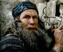  Bill Nighy SIGNED 10X8 Photo Wrath of the Titans AFTAL COA (5194)