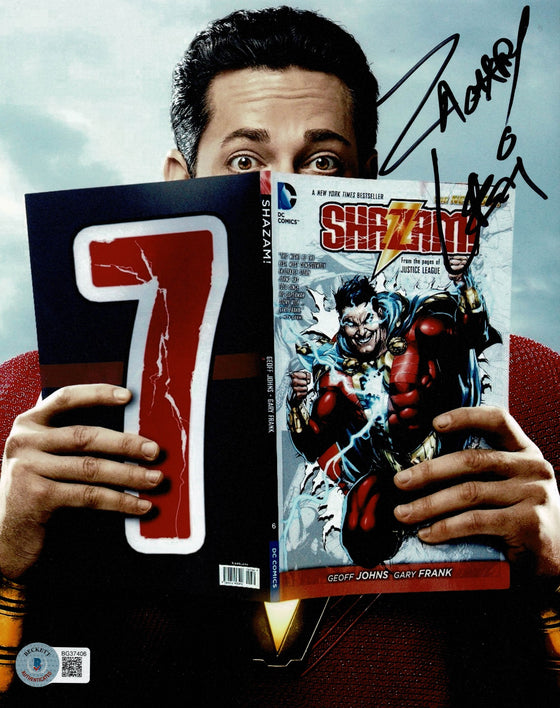 Zachary Levi Signed 10X8 Photo Shazam BAS TPA (7477)