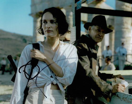 Phoebe Waller-Bridge SIGNED 10X8 Photo Indiana Jones AFTAL COA (5570)