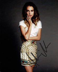  Alicia Vikander SIGNED 10X8 Photo Sexy Image AFTAL COA (5588)