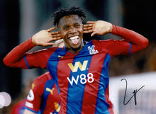  Wilfried Zaha Signed 16X12 Photo Crystal Palace F.C. EXACT PROOF AFTAL COA (A)