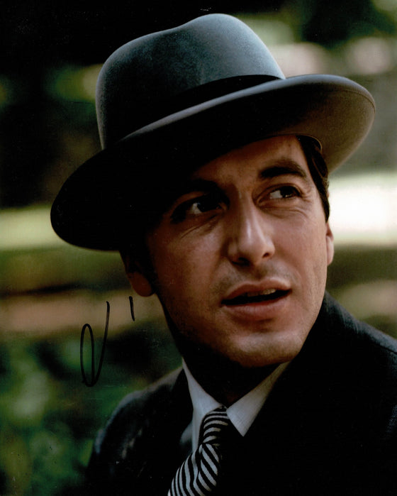 Al Pacino Signed 10X8 The Godfather Genuine Autograph AFTAL COA (5598)