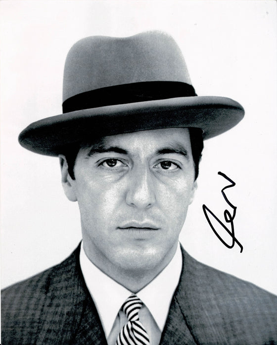 Al Pacino Signed 10X8 The Godfather Genuine Autograph AFTAL COA (5622)