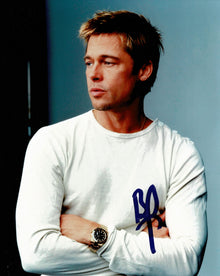  Brad Pitt Signed 10X8 Photo Inglourious Basterds AFTAL COA (5638)
