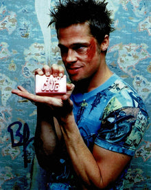  Brad Pitt Signed 10X8 Photo Inglourious Basterds AFTAL COA (5639)