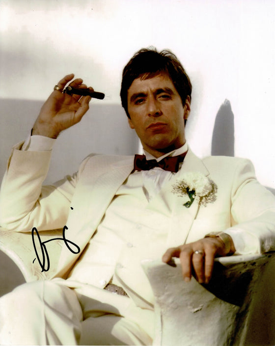 Al Pacino Signed 10X8 Scarface Genuine Autograph AFTAL COA (5645)