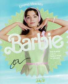  Emma Mackey Signed 10X8 Photo Barbie The Movie AFTAL COA (5451)