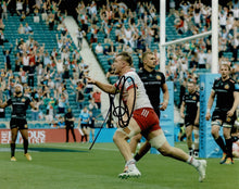  Alex Dombrandt Signed 10X8 Photo Harlequins & ENGLAND RUGBY AFTAL COA (2330)