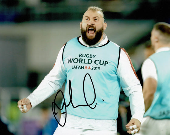 Joe Marler Signed 10X8 Photo Harlequins & ENGLAND RUGBY AFTAL COA (2347)