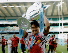  Marcus Smith Signed 10X8 Photo Harlequins RUGBY AFTAL COA (2351)