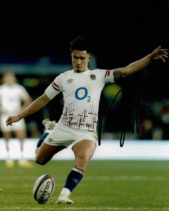 Marcus Smith Signed 10X8 Photo Harlequins RUGBY AFTAL COA (2352)