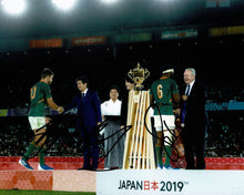  Siya Kolisi Handre Pollard Signed 10X8 Photo Springboks 2019 RWC AFTAL COA (2374