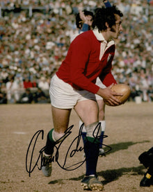  Gareth Edwards Signed 10X8 WALES Rugby LEGEND AFTAL COA (2381)
