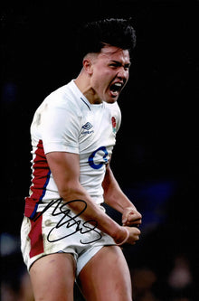  Marcus Smith Signed 12X8 Photo Harlequins RUGBY AFTAL COA (2183)