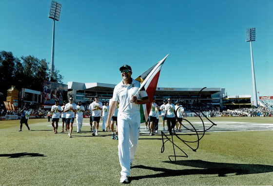 Jacques Kallis Signed 12X8 Photo South African Cricket Legend AFTAL COA (2586)