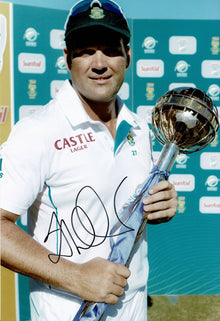  Jacques Kallis Signed 12X8 Photo South Africa Genuine Signature AFTAL COA (2672)