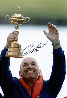  Thomas Bjorn Signed 12X8 Photo 2018 RYDER CUP Captain AFTAL COA (3101