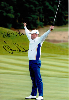  Jamie Donaldson Signed 12X8 Photo 2014 RYDER CUP Captain AFTAL COA (3151)