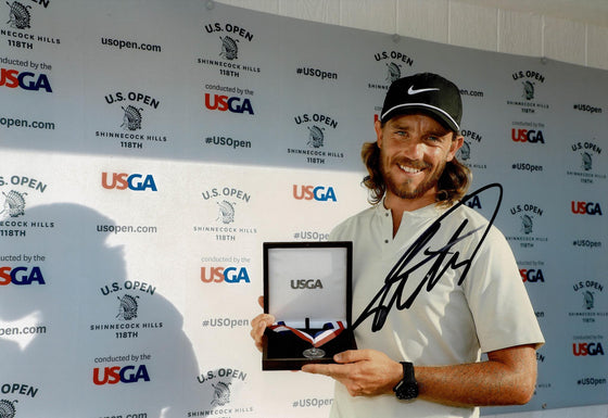 Tommy Fleetwood Signed 12X8 PHOTO Genuine Signature AFTAL COA (3136)