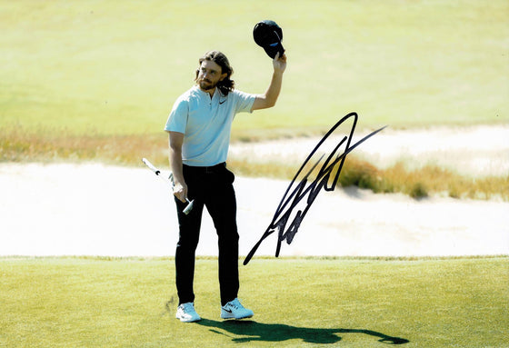 Tommy Fleetwood Signed 12X8 PHOTO Genuine Signature AFTAL COA (3134)