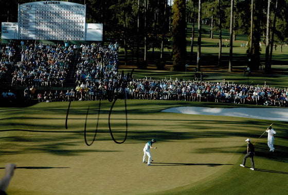 Sergio Garcia Signed 12X8 Photo Masters Genuine Signature AFTAL COA (3128)