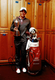  Rory McIlroy Signed 12X8 Photo 2014 Open Championship AFTAL COA (3094)