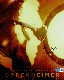  Christopher Nolan SIGNED 10X8 PHOTO Oppenheimer BAS Beckett BJ76213 COA (7457)