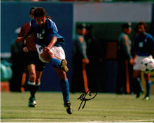  Roberto Baggio Signed 10X8 Italy ITALIA 94 AMAZING PROOF AFTAL COA (1313)