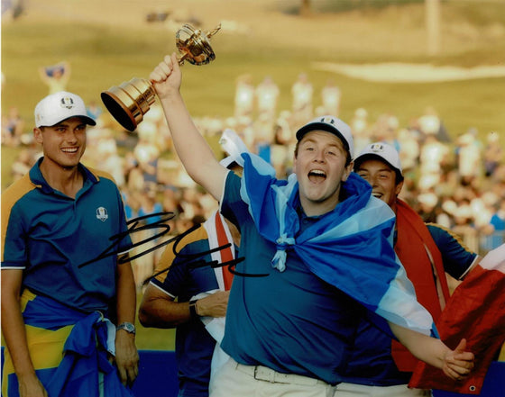 Robert MacIntyre Genuine Hand Signed RYDER CUP 2023 10X8 Photo AFTAL COA (3054)