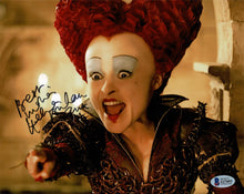  Helena Bonham Carter SIGNED 10X8 Photo Alice BECKETT BAS COA Z27693 (7542)