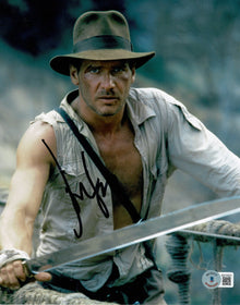  Harrison Ford Signed 10X8 Photo Indiana Jones Beckett AD10031 BAS LOA (7265)