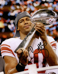  Victor Cruz Signed 10X8 Photo New York Giants AFTAL COA (E)