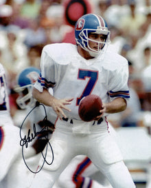  John Elway Signed 10X8 Photo Denver Broncos AFTAL COA (A)