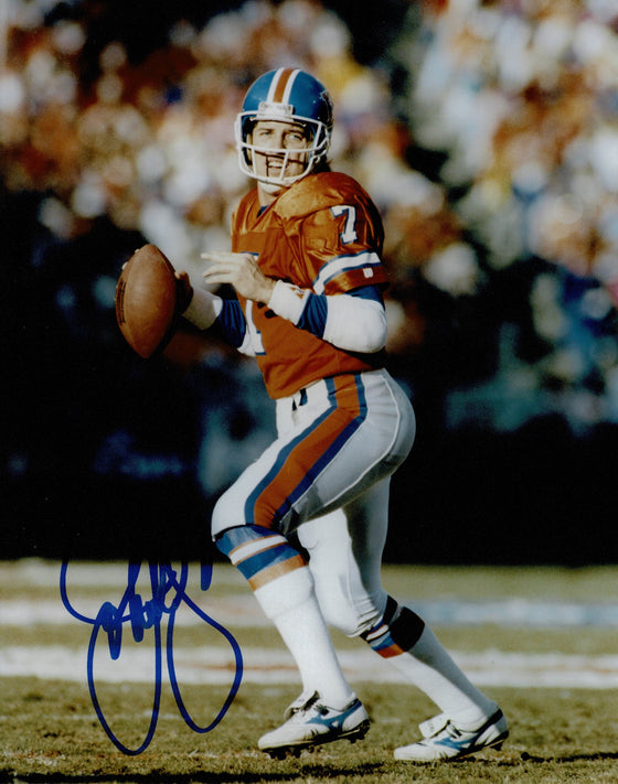 John Elway Signed 10X8 Photo Denver Broncos AFTAL COA (C)