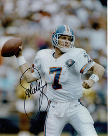  John Elway Signed 10X8 Photo Denver Broncos AFTAL COA (E)