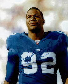  Michael Strahan Signed 10X8 Photo New York Giants AFTAL COA (C)