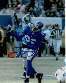  Michael Strahan Signed 10X8 Photo New York Giants AFTAL COA (E)