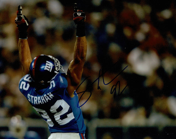 Michael Strahan Signed 10X8 Photo New York Giants AFTAL COA (F)